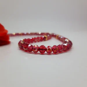 تسبیح کریستال گل دار